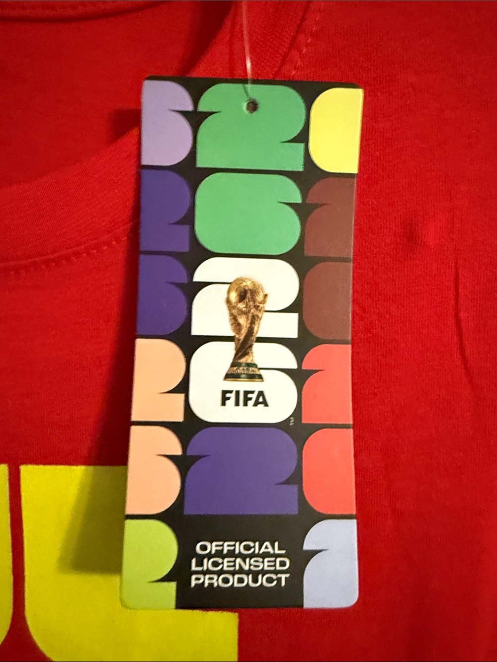 FIFA Men’s Red Graphic Short Sleeve Tee - Picture 3 of 4